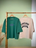 تیشرت قواره دار – طرح Chicago (1986) - (عمده پک 2 عددی) - rt - شناسه 00201046 - تصویر 2