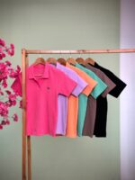 تیشرت کبریتی یقه دار LACOSTE (پولوشرت) - (عمده پک 6 عددی) - nus - شناسه 00201051 - تصویر 2