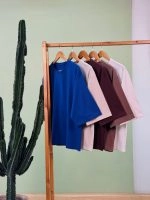 تیشرت بیسیک باکسی نخ 28 ( A ) - ( عمده پک 5 عددی ) - Rt - شناسه 00208004 - تصویر 2