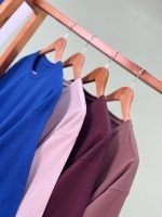 تیشرت بیسیک باکسی نخ 28 ( C آبی دوبل ) - ( عمده پک 5 عددی ) - Rt - شناسه 00208004 - تصویر 8