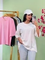 تیشرت بیسیک باکسی پاستیلی ( پک 8 عددی ) - Son - شناسه 00208007 - تصویر 4