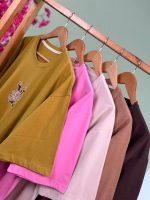 تیشرت پنبه باکسی رنگی کلاه LV ( پک 5 عددی ) - Ela - شناسه 00201038 - تصویر 9