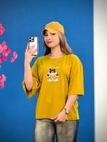 تیشرت پنبه باکسی رنگی خرس Just Vibin ( پک 4 عددی ) - Ela - شناسه 00201038 - تصویر 3