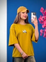 تیشرت پنبه باکسی رنگی موتور آبی ( پک 4 عددی ) - Ela - شناسه 00201038 - تصویر 4