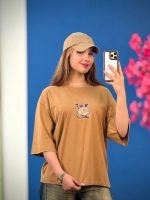 تیشرت پنبه باکسی رنگی کلاه LV ( پک 5 عددی ) - Ela - شناسه 00201038 - تصویر 6