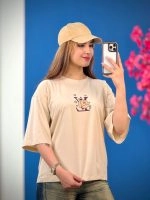 تیشرت پنبه باکسی رنگی کلاه LV ( پک 5 عددی ) - Ela - شناسه 00201038 - تصویر 3