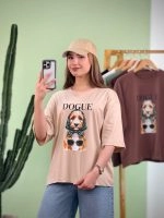 تیشرت پنبه نخ 28 طرح DOUGE ( عمده پک 6 عددی ) - RT - کد 00201043