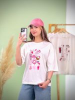 تیشرت BMS نخ ۲۸ پنبه باکسی طرح تم پینترستی ( پک 4 عددی )  - Rt -  شناسه 00201043 - Image 2