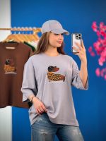 تیشرت باکسی پاستیلی طرح سگ پا کوتاه ( پک 8 عددی ) - Son - شناسه 00208007 - Image 8