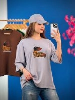 تیشرت باکسی پاستیلی طرح سگ پا کوتاه ( پک 8 عددی ) - Son - شناسه 00208007 - تصویر 8