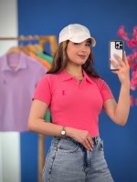 تیشرت کبریتی یقه دار گلدوزی polo (پولو شرت) - (عمده پک 5 عددی) - nus - شناسه 00201044 - تصویر 6