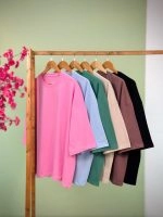 تیشرت پنبه بیسیک قواره دار - (پک 6 عددی) - Rt - شناسه 00201046 - تصویر 2
