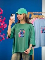 تیشرت قواره دار - طرح استیچ - (عمده پک 6 عددی) - rt - شناسه 00201046 - تصویر 5