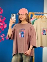 تیشرت قواره دار - طرح استیچ - (عمده پک 6 عددی) - rt - شناسه 00201046 - تصویر 7