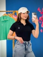 تیشرت کبریتی یقه دار گلدوزی polo (پولو شرت) - (عمده پک 6 عددی) - nus - شناسه 00201044 - تصویر 7