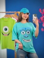 تیشرت لانگ پنبه انیمه - (عمده پک 8 عددی) - kr - شناسه 00208037 - تصویر 9