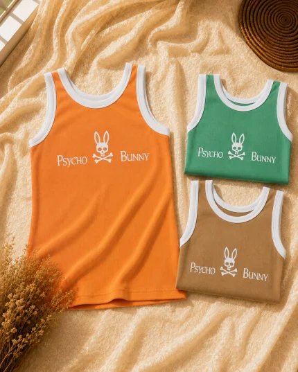 تاپ کبریتی پاستیلی Psycho Bunny (پک B) - (عمده پک 3 عددی) - NUS - شناسه 00207005