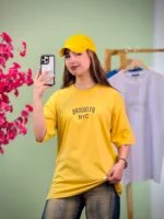 تیشرت پنبه رنگی 3XL- چاپBrooklyn - (عمده پک 3 عددی) - GL - شناسه 00208053 - تصویر 3
