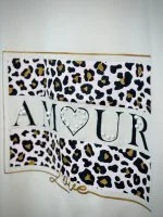 تیشرت باکسی Amour پفکی پلنگی مروارید کوب ( عمده پک 7 عددی ) - Ela - شناسه 00201035 - تصویر 6