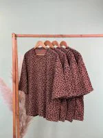 تیشرت پلنگی قواره دار - (عمده پک 4 عددی) - RT - شناسه 00201053 - تصویر 2