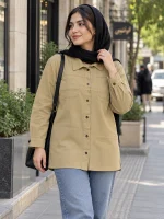 مانتو کتان - (عمده پک 2 عددی) - BSR - شناسه 00218002 - تصویر 2