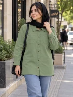 مانتو کتان - (عمده پک 2 عددی) - BSR - شناسه 00218002 - تصویر 2