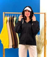 سویشرت کلاهدار تو کرک رنگی - (عمده پک 9 عددی) - GVG - شناسه 00225012 - تصویر 6
