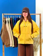 سویشرت کلاهدار تو کرک رنگی - (عمده پک 9 عددی) - GVG - شناسه 00225012 - تصویر 8