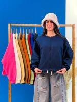 سویشرت بامبری تو کرک رنگی - (عمده پک 10 عددی) - GVG - شناسه 00225013 - تصویر 15