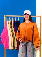 سویشرت بامبری تو کرک رنگی - (عمده پک 10 عددی) - GVG - شناسه 00225013 - تصویر 3