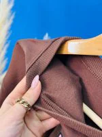 دورس دو نخ پنبه گلدوزی شده باب اسفنجی و پاتریک( تک رنگ قهوه ای ) - (عمده پک 3 عددی) - SON - شناسه 00210034 - تصویر 7