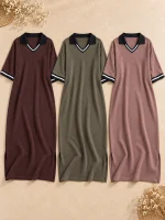 کفتان یقه دار - (عمده پک 3 عددی) - HDR - شناسه 00204014