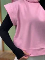 وست پنبه کلاهدار- پارچه موج دار - (عمده پک 2 عددی) - rt - شناسه 00217007 - تصویر 6